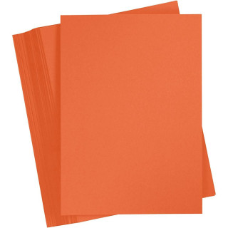 Kartong 180g A4 25 lehte oranž