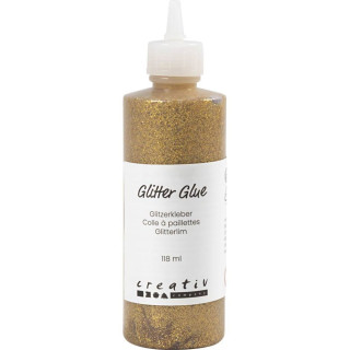 Sädelev  / glitterliim 118ml  kuld