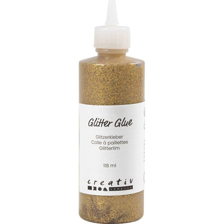 Sädelev  / glitterliim 118ml  kuld