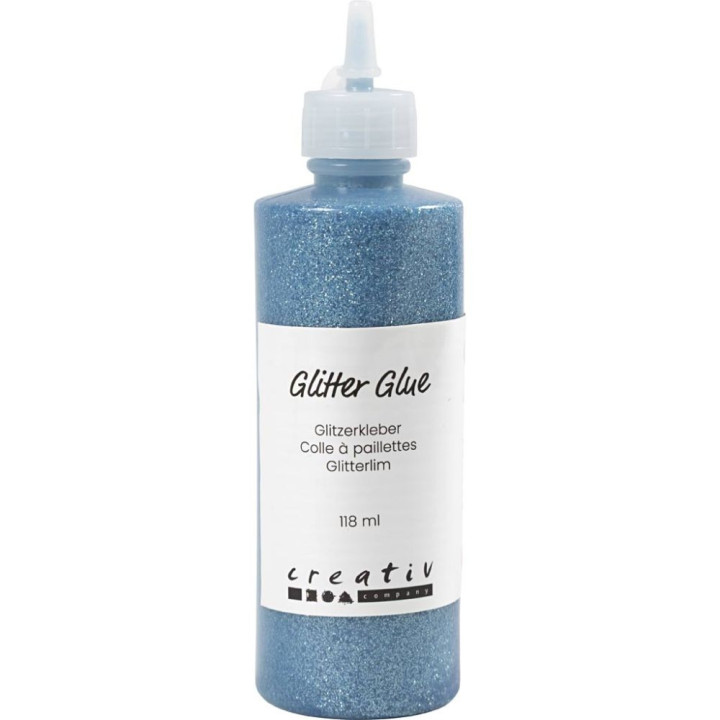 Sädelev  / glitterliim 118ml  helesinine