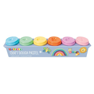 Voolimismass  CRAFT DOUGH 6*60g pastell