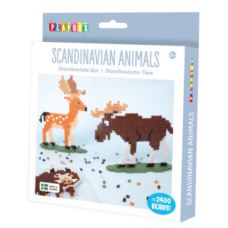 Triigitavate pärlite komplekt metsloomad