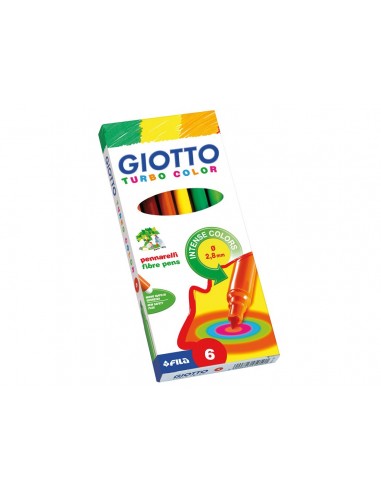 Viltpliiats Giotto Turbo Color 6 tk.