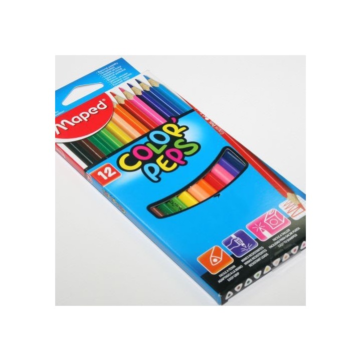Värvipliiats ColorPeps 12 tk.