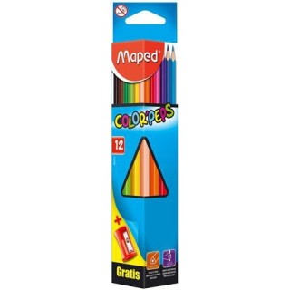 Värvipliiats ColorPeps 12tk.+teritaja Vivo