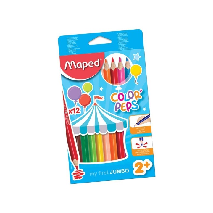 Värvipliiats Color Peps Maxi 12 tk.