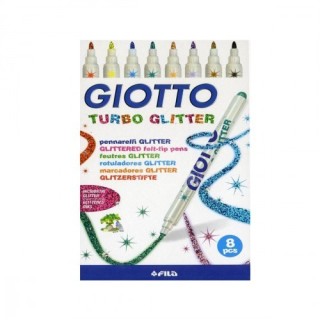 viltpliiats glitter 8 värvi