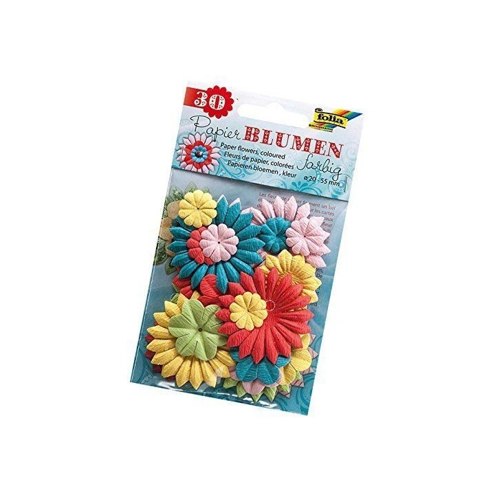 paberlilled 30tk. värvilised