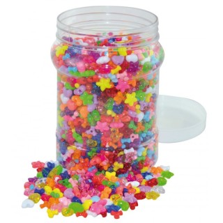 Pärlid plast purgis 2100 tk
