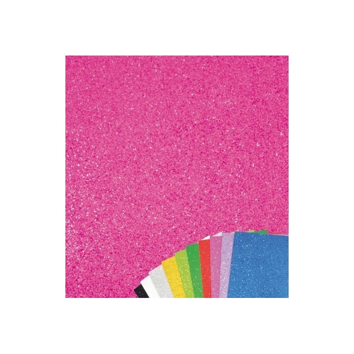 Vahtkummi lehed A4 glitter