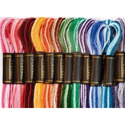 mulinee/tikkimislõng 24 värvi*8 m