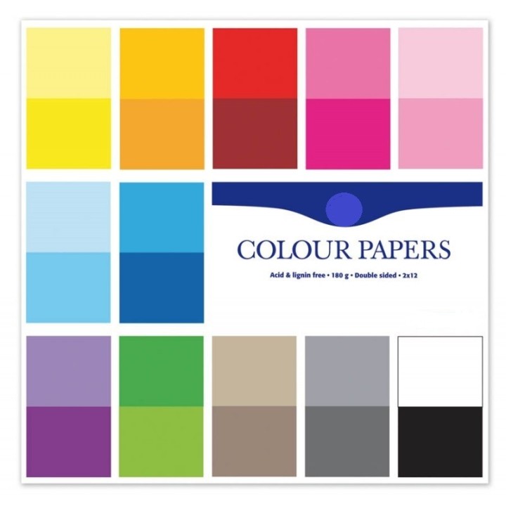 Kartong 180g/m scrapbooking 30,5 x 30,5 cm