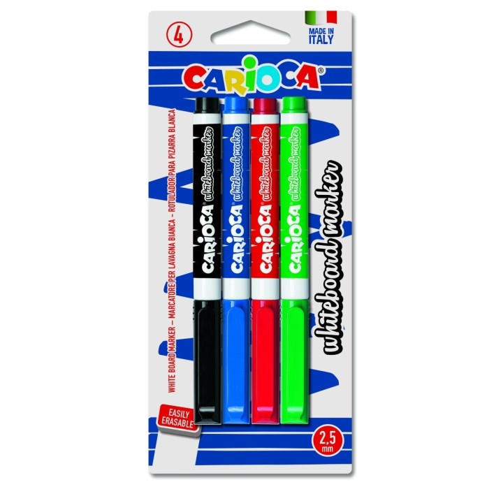 markerid valgele tahvlile 4 tk. Carioca