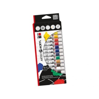 Akrüülvärvid 12*12 ml Marabu