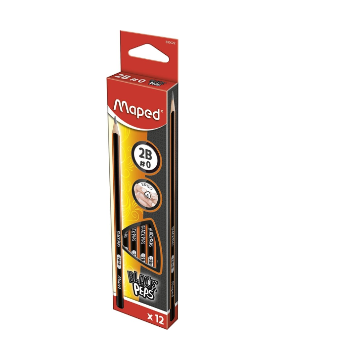 Harilik pliiats Black Peps 2B 12tk