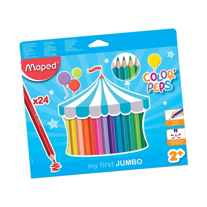 Värvipliiats Color Peps Maxi 24 tk Värvipliiats Color Peps Maxi 24 tk