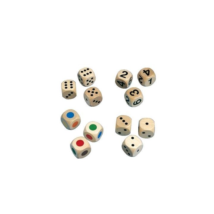 Puidust täringud 12tk