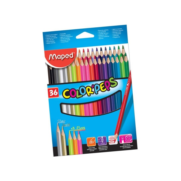 Värvipliiats ColorPeps 36tk Värvipliiats ColorPeps 36tk