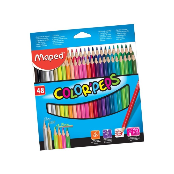 Värvipliiats ColorPeps 48tk