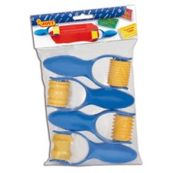 Voolimisrullid mustrilised 4 tk.