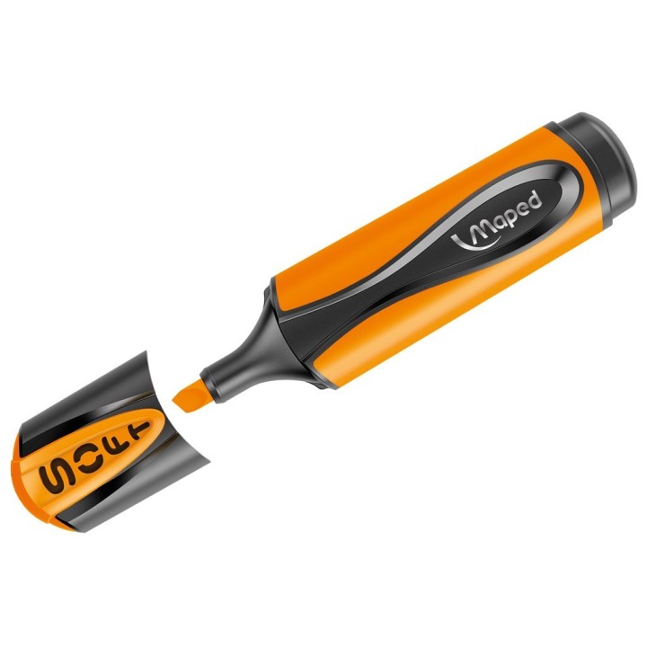 Tekstimarker ultra soft oranž