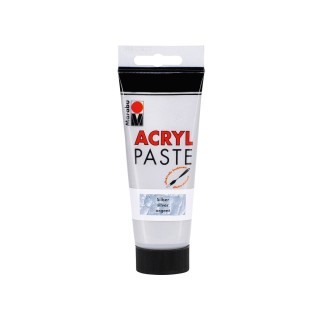 Akrüülpasta Marabu 100 ml hõbe