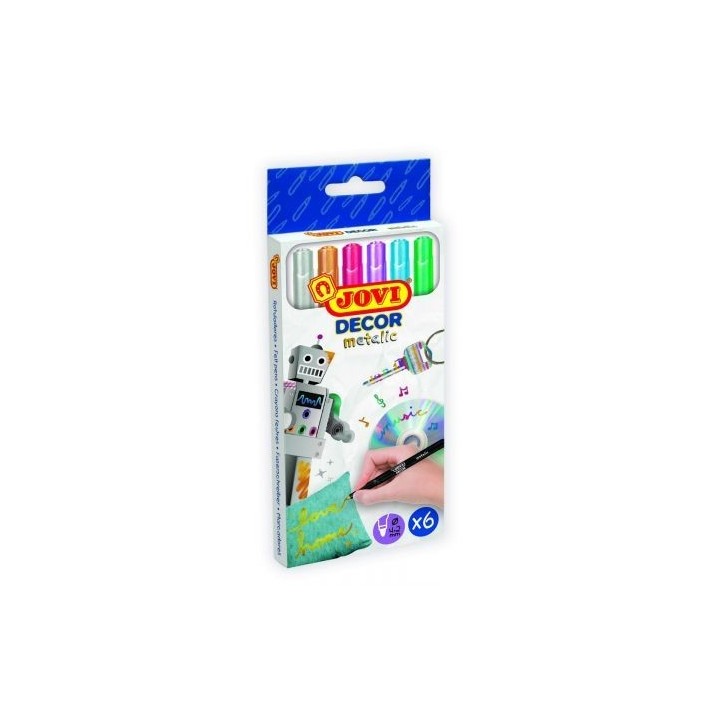 Marker metallik Jovi 6 värvi