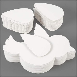 Linnud kartongist 25 cm 25 tk