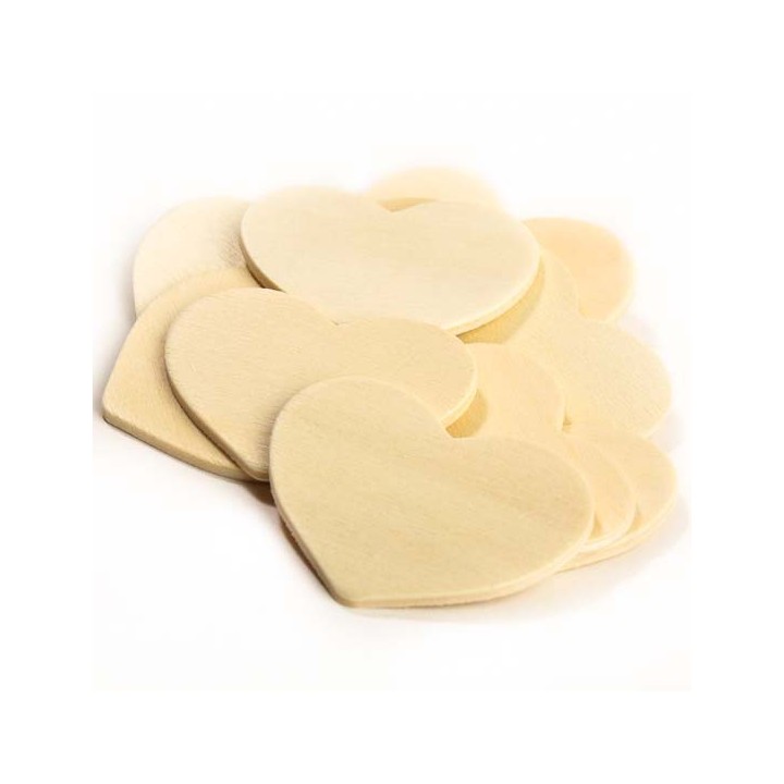 Puidust südamed 100tk