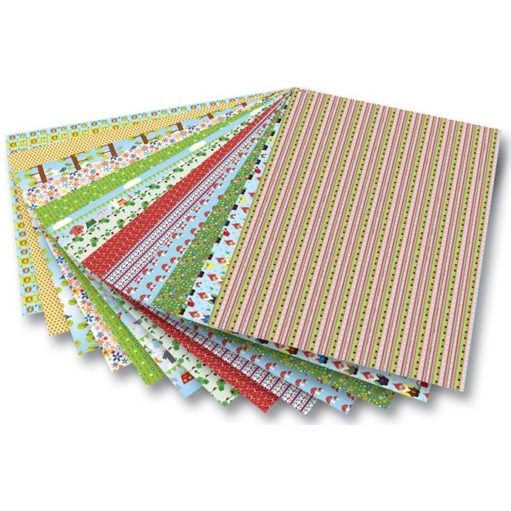 Motiivkartong+paber Garten 26 lehte