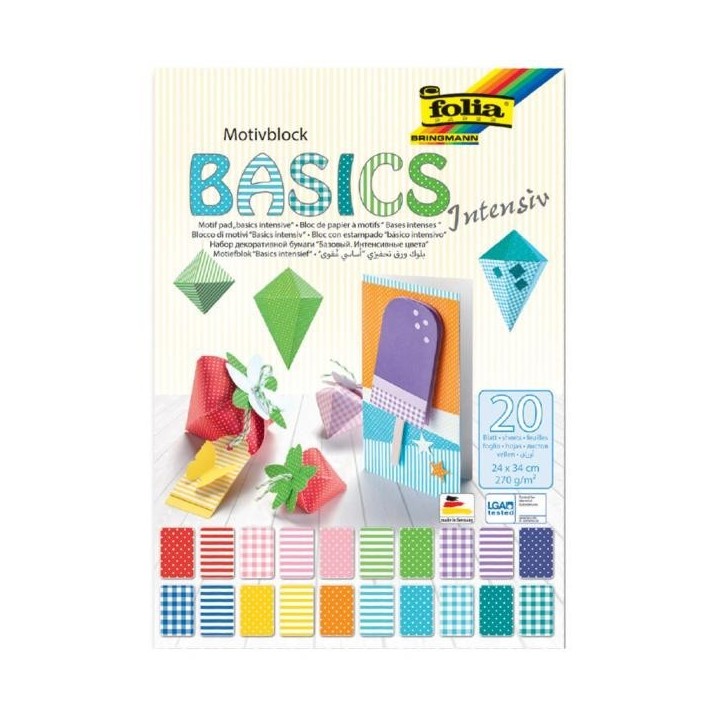 Motiivkartong Basics 20 lehte