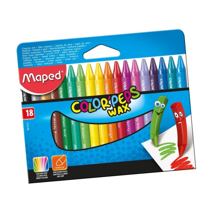 Rasvakriit ColorPeps 18 tk.