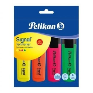 tekstimarker 4 värvi Pelikan