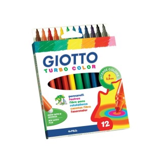 Viltpliiats Giotto Turbo Color 12 tk.