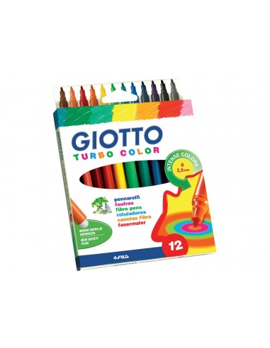 Viltpliiats Giotto Turbo Color 12 tk.