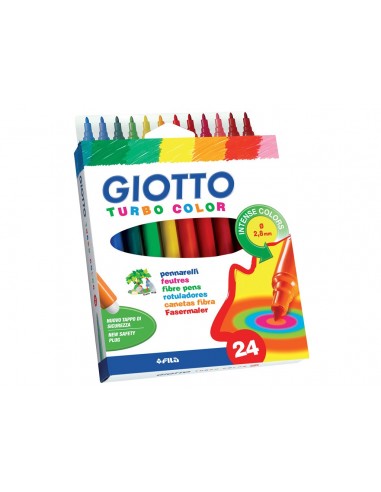 Viltpliiats Giotto Turbo Color 24 tk.