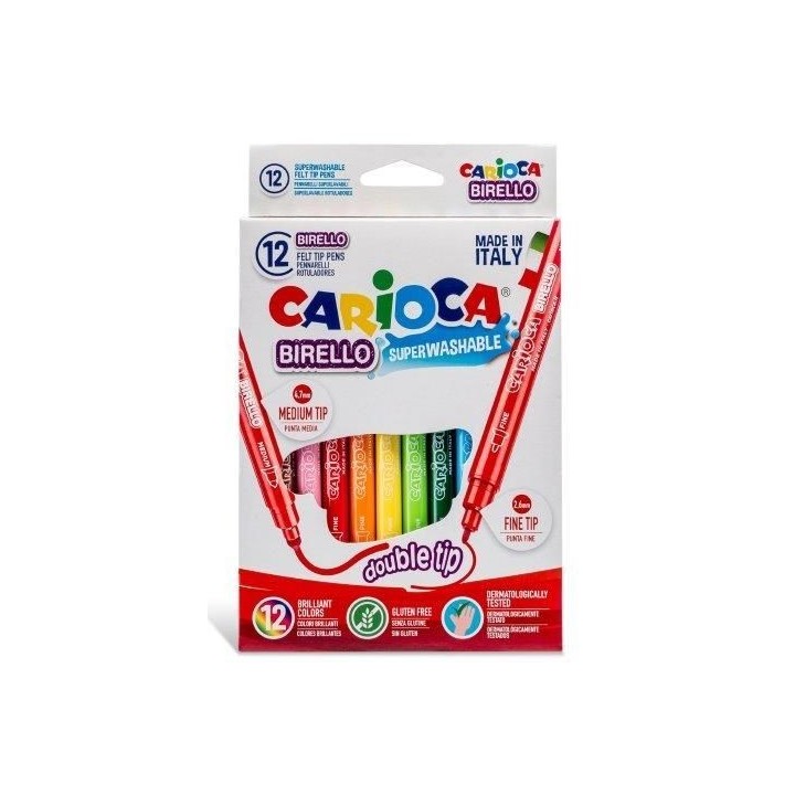 Viltpliiats Carioca Birello 12 tk