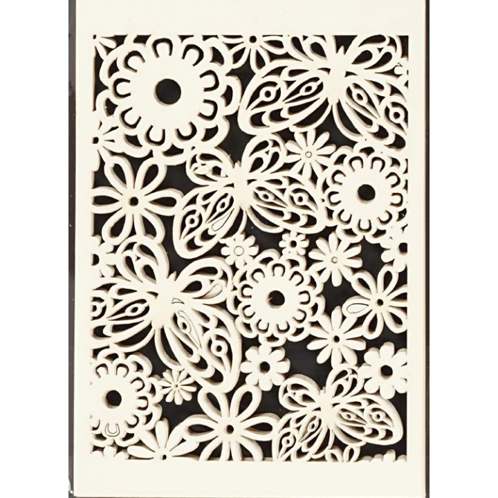 Pits kartongist suured lilled kreem