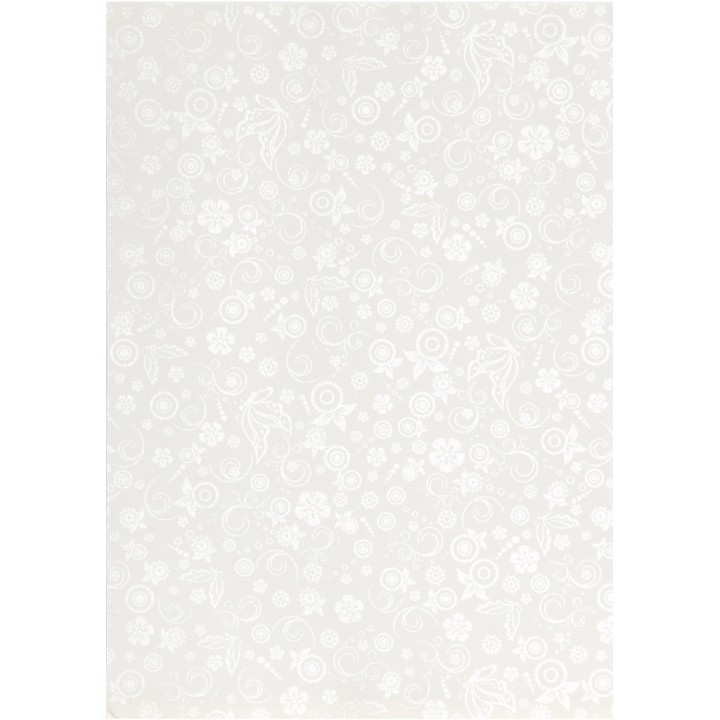 Paber mustriline 80g/m valge