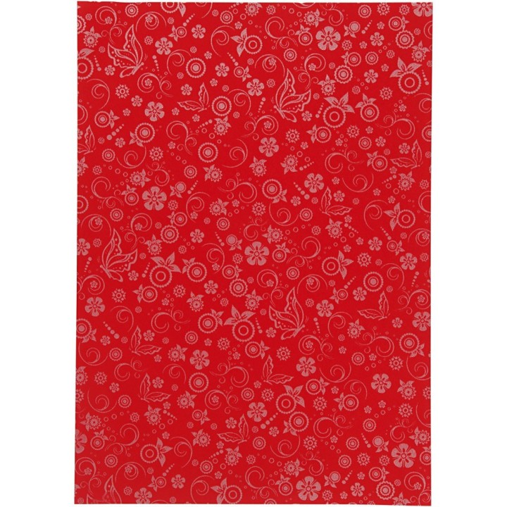 Paber mustriline 80g/m punane