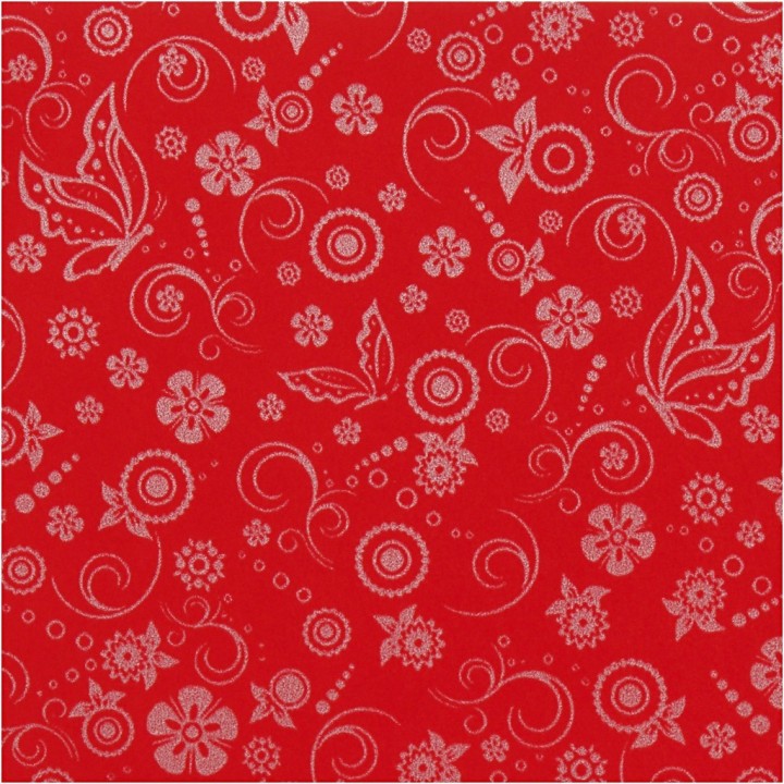 Paber mustriline 80g/m punane