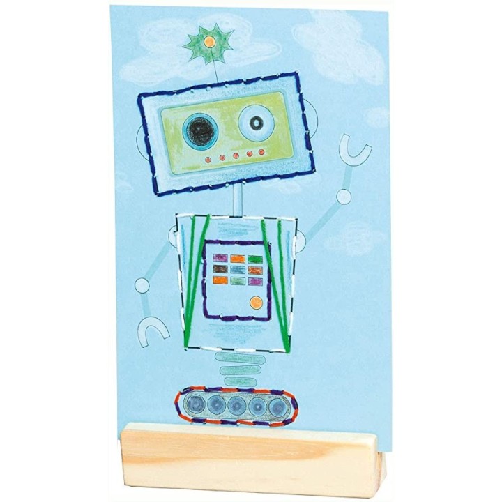 Tikkimislehed joonisega 50 tk. värvilised