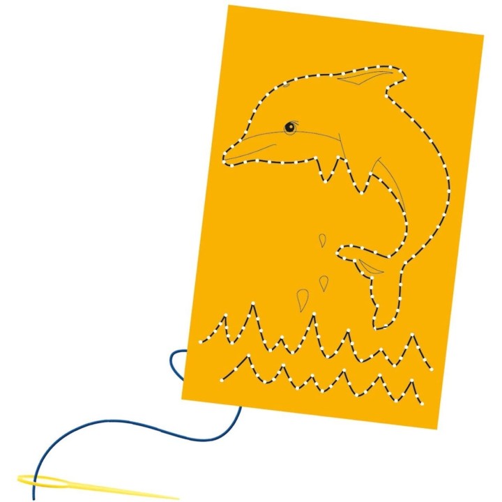 Tikkimislehed joonisega 50 tk. värvilised