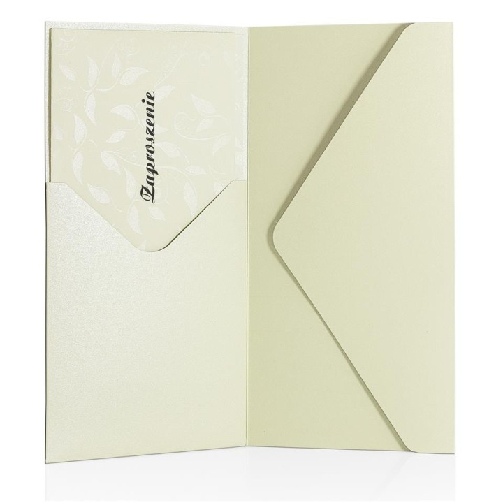 Ümbrik taskuga 5 tk kreem läikiv