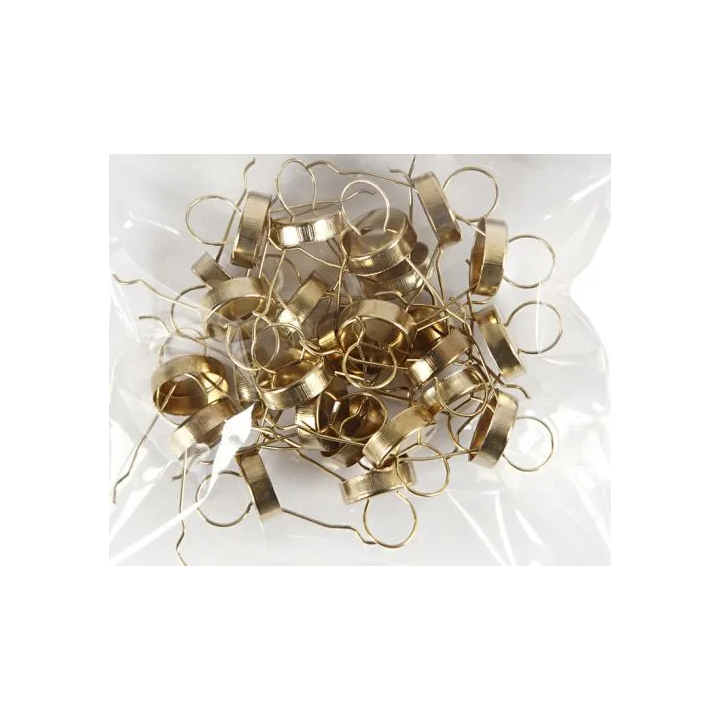 Riputusaas jõulukuulile 25 tk kuldsed