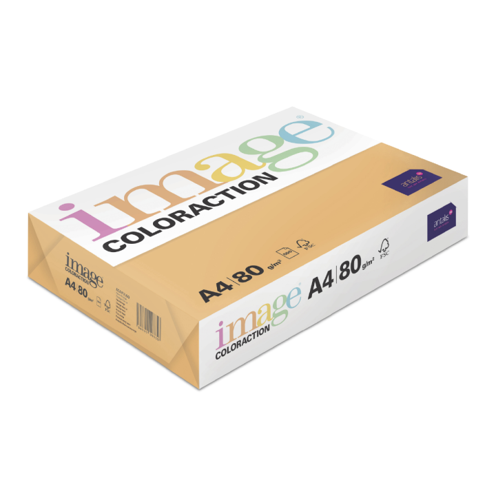 Värviline paber 80g/m2 A4 500 lehte neoon