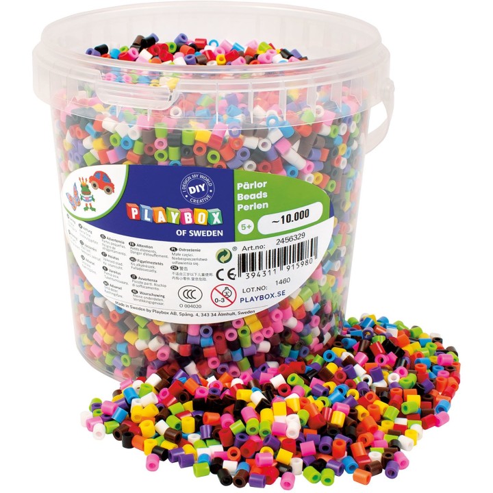 Triigitavad pärlid erksad värvid 10 000 tk Triigitavad pärlid erksad värvid 10 000 tk