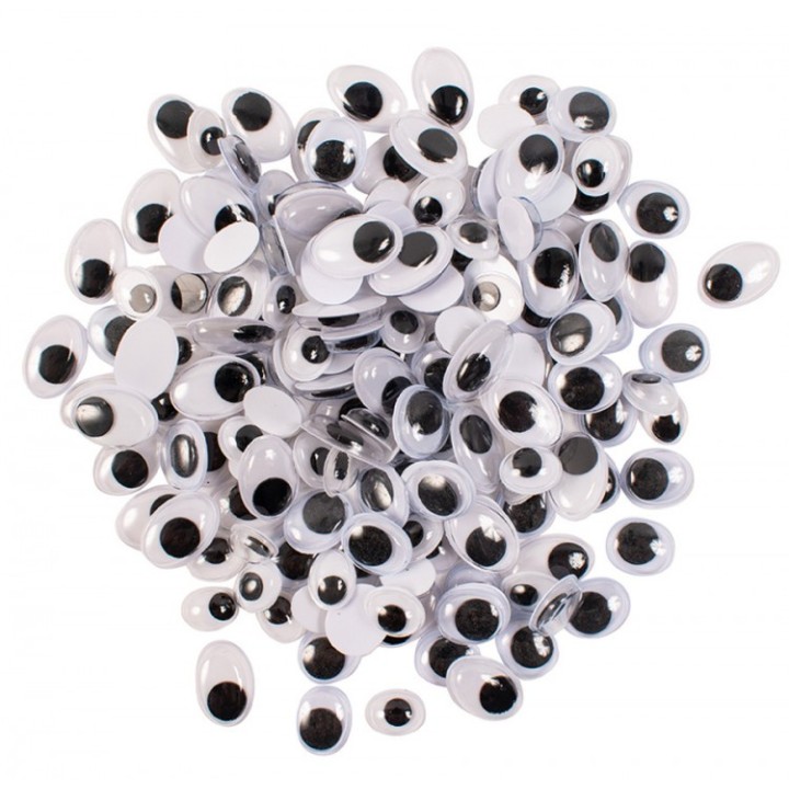 Silmad liikuvad ovaalsed 150 tk