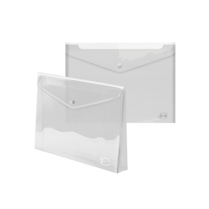 Plastümbrik A4, lõõtsaga läbipaistev/piimjas