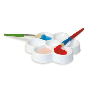 Värvialus lill plast 7 värvisegamise kohaga